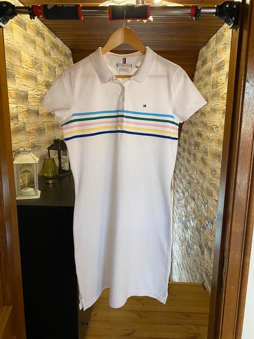 Tommy Hilfiger Wit Dames Polo Jurk - Maat XXL, Kleding | Dames, Jurken, Nieuw, Maat 46/48 (XL) of groter, Wit, Knielengte, Ophalen of Verzenden