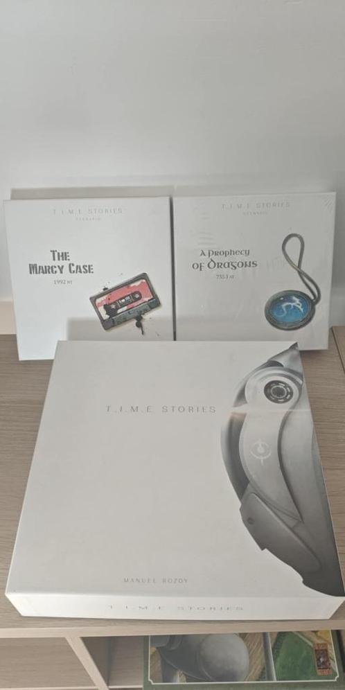 Time Stories + expansions, Hobby en Vrije tijd, Gezelschapsspellen | Bordspellen, Zo goed als nieuw, Ophalen of Verzenden