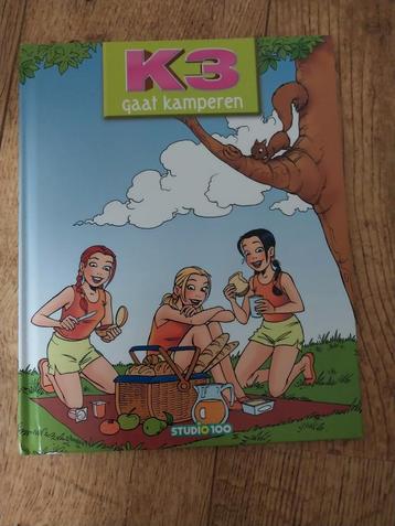 Livre de lecture K3 goes camping (Hanne, Marte et Klaasje)