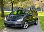 Ford S Max 2.0 Diesel 7 Places, Auto's, Monovolume, Zwart, Blauw, Leder en Stof