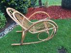Vintage schommelstoel van bamboe voor kinderen, Gebruikt, Ophalen