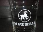 Ancien verre à bière « Imperial » 33cl  Horse Ale Vintage., Enlèvement ou Envoi, Comme neuf, Verre ou Verres, Autres marques