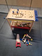 Houten werktafeltje met werkgerief voor kinderen, Ophalen, Gebruikt, Bouwen