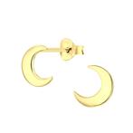Boucles d'oreilles en forme de lune en argent plaqué or 14 c, Bijoux, Sacs & Beauté, Boucles d'oreilles, Argent, Puces ou Clous