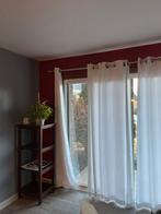 4 witte gordijnen, Huis en Inrichting, Stoffering | Gordijnen en Lamellen, Ophalen, 100 tot 150 cm, 200 cm of meer, Wit