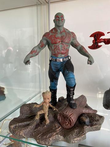Diorama de Drax et Groot Marvel !