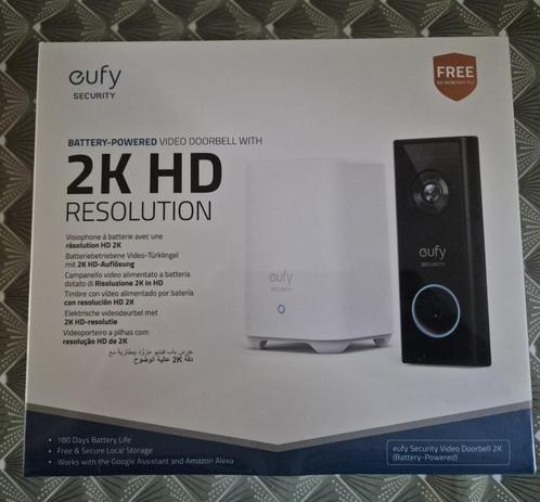 Nieuwe Eufy Video Deurbel 2K HD – In originele verpakking, Huis en Inrichting, Deurbellen, Nieuw, Draadloos, Ophalen