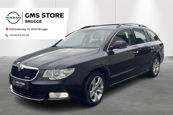 Skoda Superb Combi 1.6 CR TDI Ambiente Greenline TREKHAAK, Auto's, Skoda, Bedrijf, Te koop, Superb, Cruise Control, Dakrails, Electronic Stability Program (ESP)
