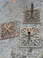 Gietijzeren parasolvoet, Tuin en Terras, Parasols, Ophalen, Gebruikt, Parasolvoet