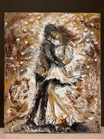 Abstract schilderij koppel Mk Art, Ophalen of Verzenden