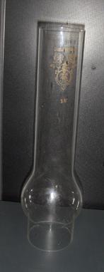Globe cheminée cristal de bohème lampe à pétrole(lot de2), Antiquités & Art, Enlèvement ou Envoi