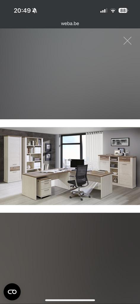 Bureau semi-complet, Huis en Inrichting, Bureaus, Gebruikt, Bureau, Ophalen