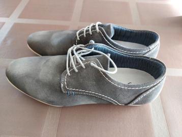 schoenen blauw grijs