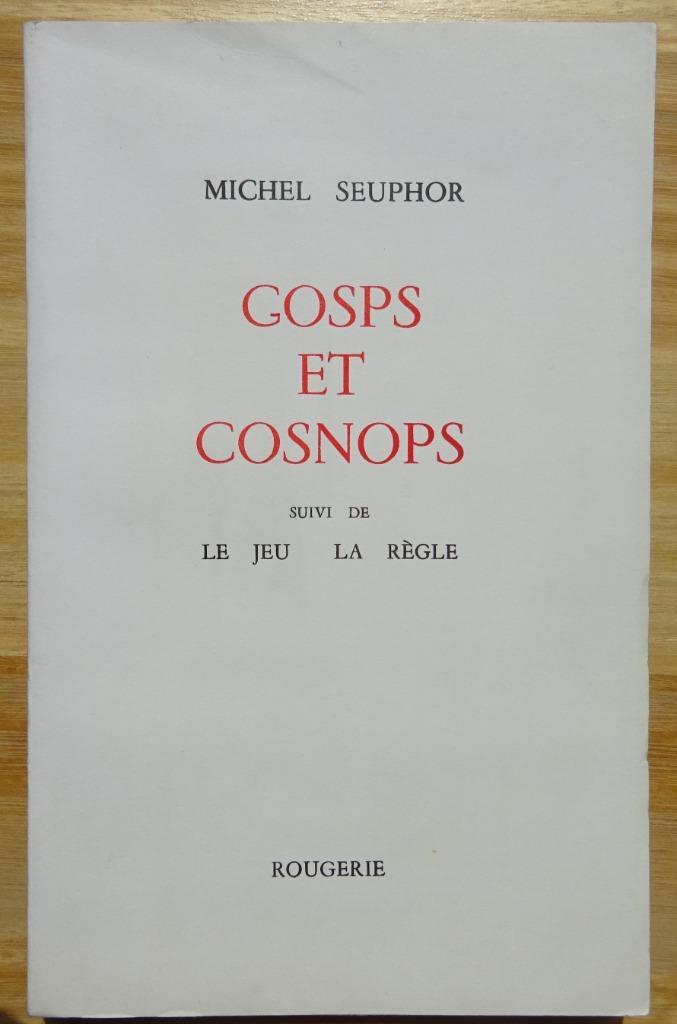 Michel Seuphor, 1993, Rougerie, Gosps et Cosnops - signed, Boeken, Gedichten en Poëzie, Zo goed als nieuw, Eén auteur, Ophalen of Verzenden