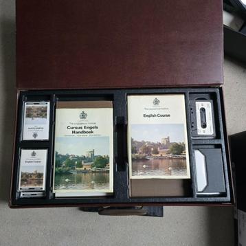 Engelse cursus op cassette in valiesje beschikbaar voor biedingen