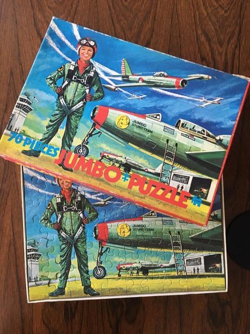 Vintage puzzel + bokaal  knikkers, Kinderen en Baby's, Speelgoed | Kinderpuzzels, Gebruikt, 6 jaar of ouder, Ophalen