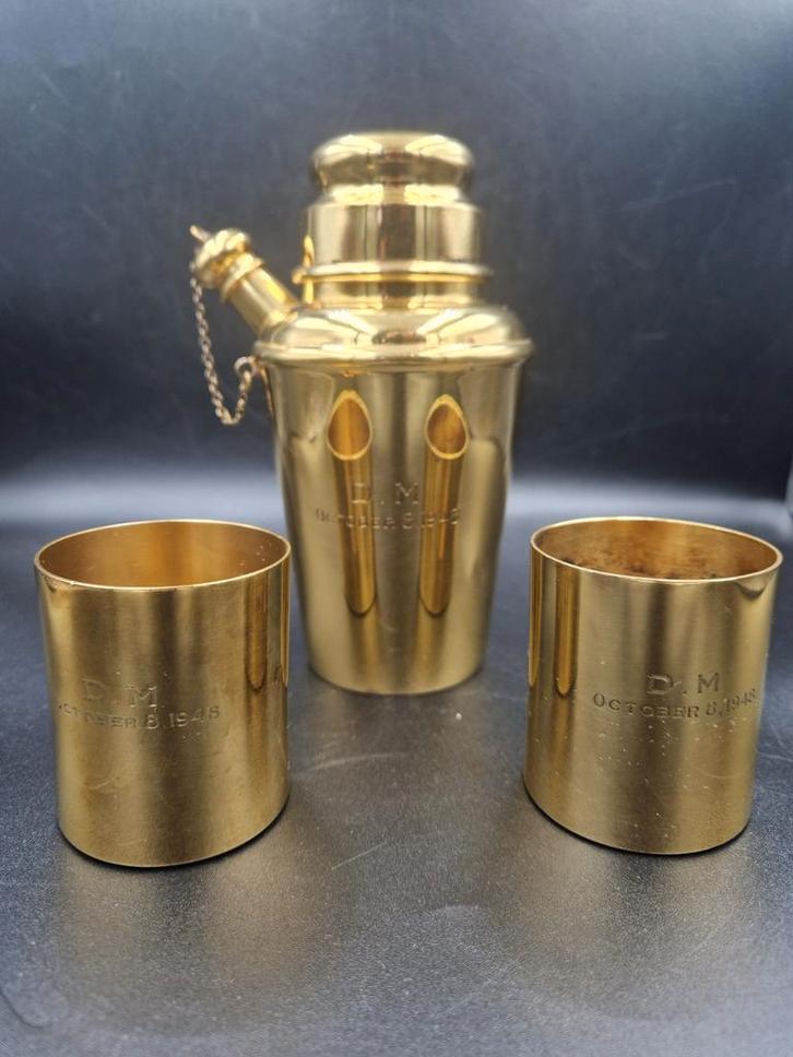Zeldzame Sterling silver Cartier cocktailshaker, Antiek en Kunst, Antiek | Zilver en Goud, Zilver, Ophalen of Verzenden