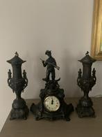 Bronzen schouwgarnituur, Antiek en Kunst, Ophalen
