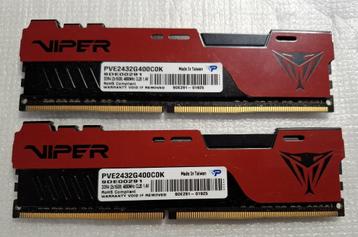 32gb DDR4 4000mhz CL20 (Patriot Viper Elite) : 2x 16gb kit beschikbaar voor biedingen