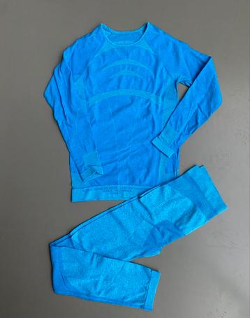 Set Thermische broek en hemd blauw  146-152  beschikbaar voor biedingen