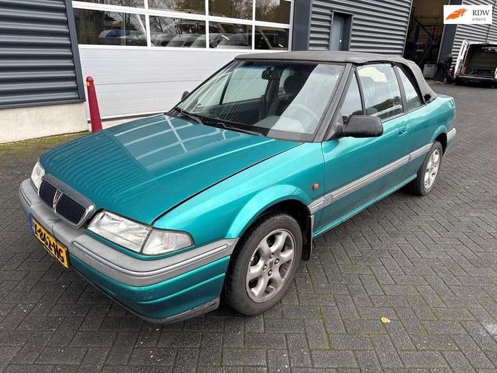 Rover 200 214 Cabrio, Auto's, Oldtimers, Bedrijf, Te koop, Open dak, Rover, Benzine, Cabriolet, 2 deurs, Handgeschakeld, Groen