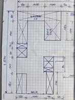 Prima keuken en toestellen, Maison & Meubles, Cuisine | Cuisines complètes, Granit ou Pierre, Brun, Enlèvement, Utilisé