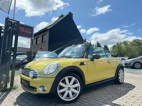 Mini Cooper Cabrio *YELLOW EDITION* 2009 139dkm 1.6i Airco, Auto's, Mini, Bedrijf, Te koop, Cabrio, ABS, Airbags, Airconditioning