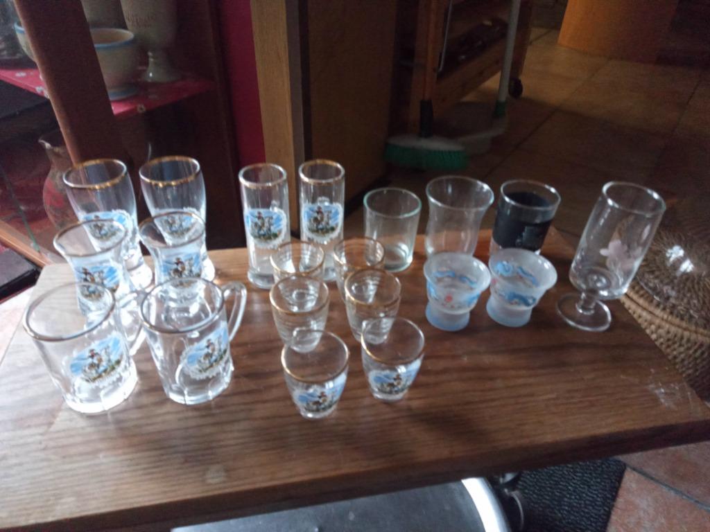 verres lot 200 pièces, Ophalen, Zo goed als nieuw, Overige typen