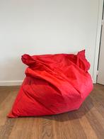 Rode zitzak, kunststof, opgevuld met bolletjes, Ophalen, Gebruikt, Rood, Zitzak