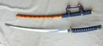 Luxueuze vintage katana scherp en mooi versierd, Verzamelen, Ophalen of Verzenden, Landmacht, Zwaard of Sabel