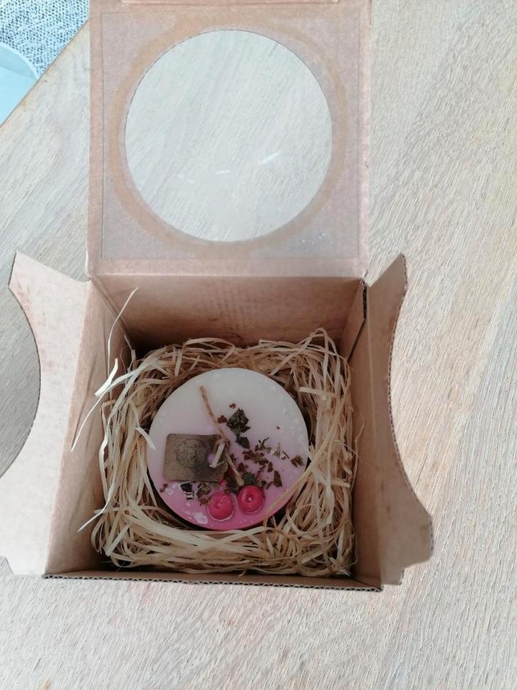 Handgemaakte geurkaarsen, Huis en Inrichting, Woonaccessoires | Droogbloemen, Nieuw, Ophalen of Verzenden