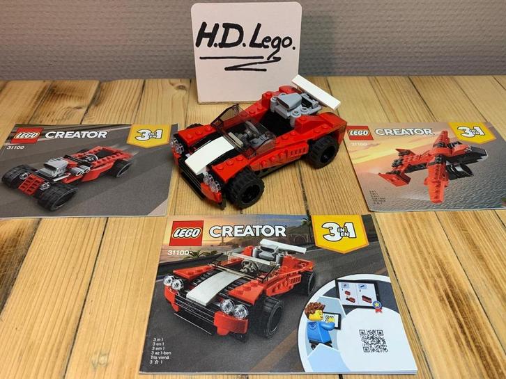 Lego 31100 Creator Sports Car 3 in 1, Kinderen en Baby's, Speelgoed | Duplo en Lego, Zo goed als nieuw, Lego, Complete set, Ophalen