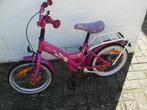 meisjesfiets  14 inch disney, Fietsen en Brommers, Ophalen, Zo goed als nieuw