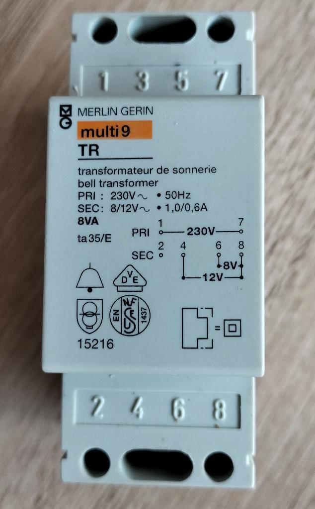 Bel transfo Merlin Gerin, Bricolage & Construction, Électricité & Câbles, Comme neuf, Autres types, Enlèvement