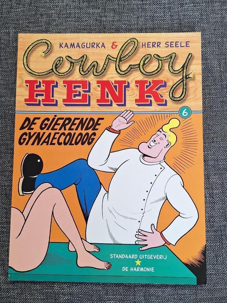 Kamagurka Herr Seele - Cowboy Henk Gierende Gynaecoloog 1999, Boeken, Stripverhalen, Zo goed als nieuw, Eén stripboek, Ophalen of Verzenden