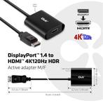 Club3D DisplayPort to HDMI 4K-120Hz Adapter, Computers en Software, Pc- en Netwerkkabels, Ophalen of Verzenden, Zo goed als nieuw
