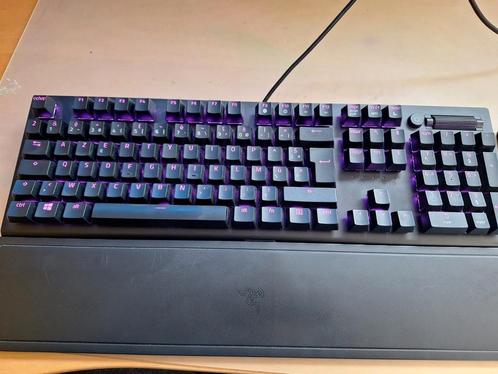 Razer Blackwidow v3 RGB Azerty FR (green switch), Computers en Software, Toetsenborden, Zo goed als nieuw, Azerty, Ophalen