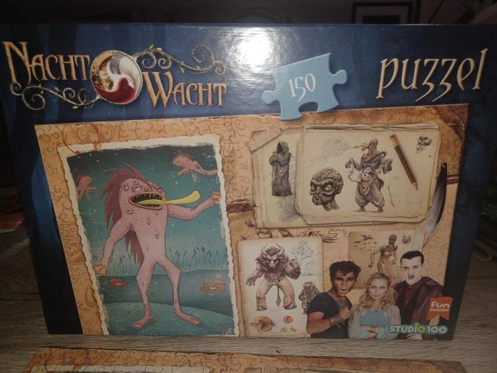 Studio 100: De NachtWacht Puzzel (150 Stukken), Kinderen en Baby's, Speelgoed | Kinderpuzzels, Zo goed als nieuw, Ophalen