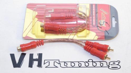 Audiopipe AMP-Y-F-2M Y RCA Audio cable, tulp splitter, Auto diversen, Autospeakers, Nieuw, Ophalen