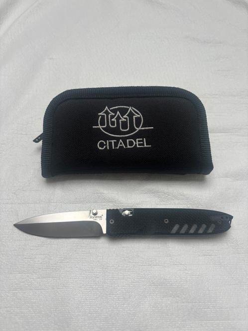 LionSteel 8700 Daghetta zakmes, Caravans en Kamperen, Kampeergereedschap, Zo goed als nieuw, Ophalen of Verzenden