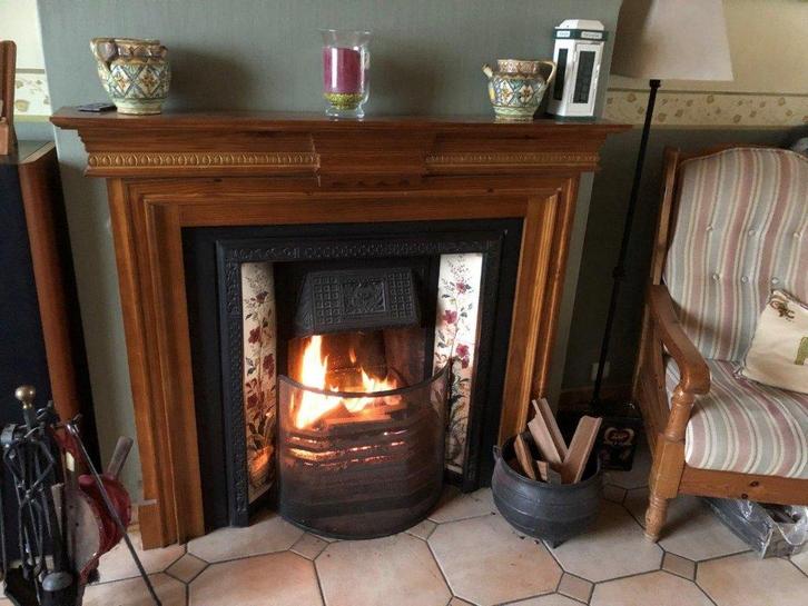 open haard, Huis en Inrichting, Haarden, Gebruikt, Houthaard, Ophalen