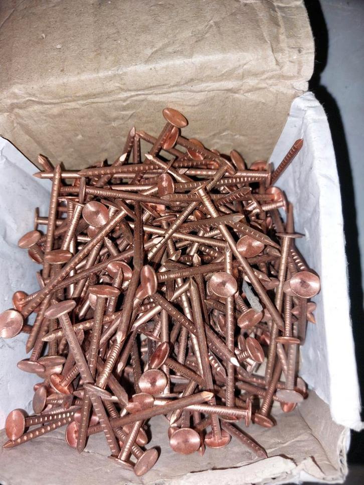 Koperen nagels, Doe-het-zelf en Bouw, IJzerwaren en Bevestigingsmiddelen, Ophalen