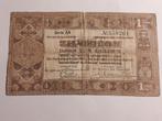 1 zilverbon, groot 1 Gulden, Nederland, 1938, Postzegels en Munten, Ophalen of Verzenden, 1 gulden