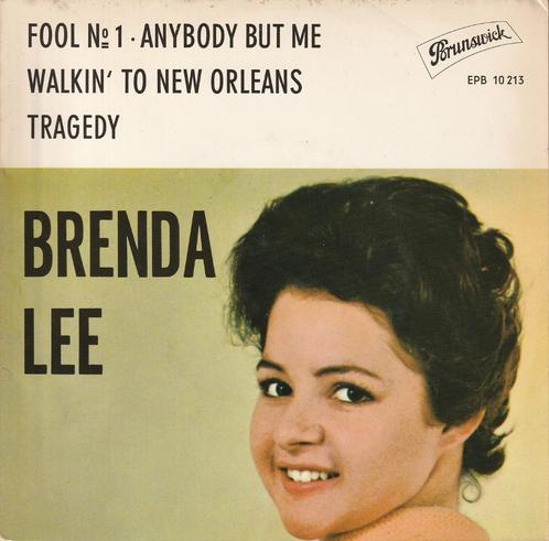 Brenda Lee - Fool n 1 + 3 andere - %, Cd's en Dvd's, Vinyl Singles, Zo goed als nieuw, EP, Country en Western, 7 inch, Verzenden
