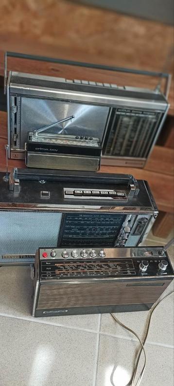 7 anciennes radios portatives collection 