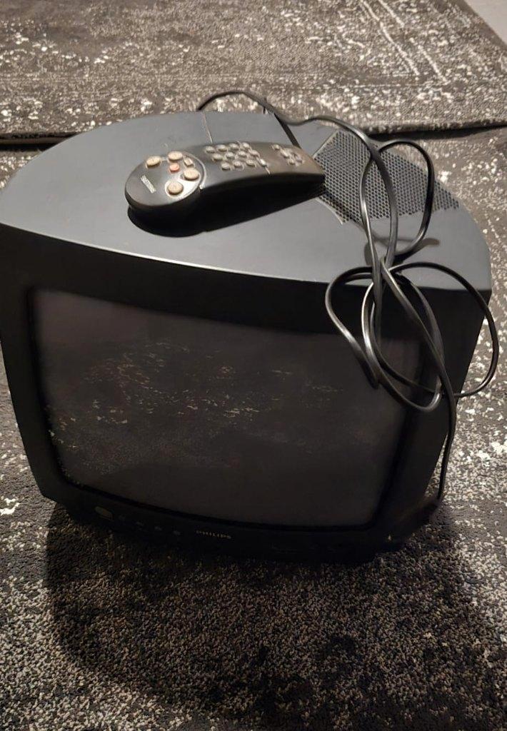 Philips 14” Retro CRT TV- RGB SCART-Perfect retro gaming 🎮, Audio, Tv en Foto, Televisies, Gebruikt, Philips, Ophalen