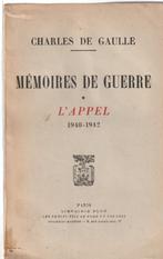 WOII-Mémoires de Guerre, Charles de Gaulle, Enlèvement ou Envoi