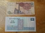 EGYPTE...2 billets  pour 10e, Ophalen of Verzenden, Gebruikt