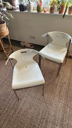 IKEA ELMER stoelen, Ophalen, Kunststof, Wit, Zo goed als nieuw