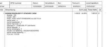 1 persoonsbed: Lattenbodem met matras  Breedte 100 Lengte 20 beschikbaar voor biedingen